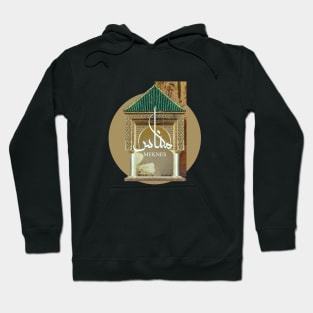 MEKNES city MOROCCO arabic writing shirt Hoodie